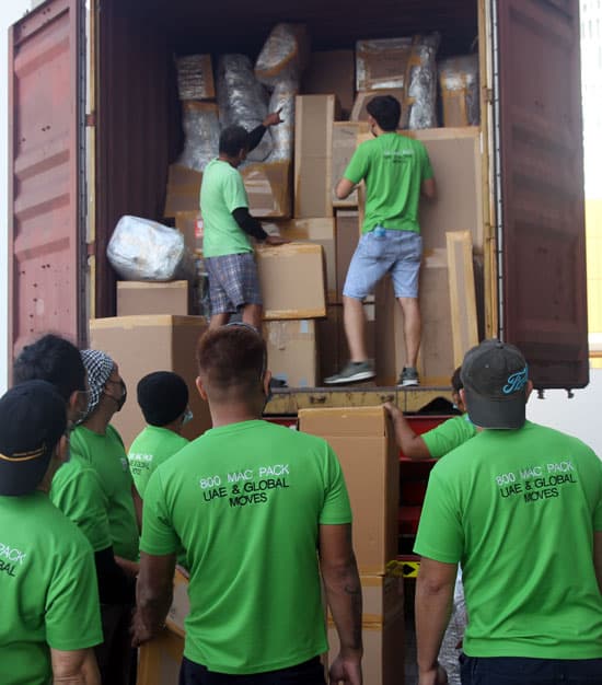 International moving company Dubai, UAE